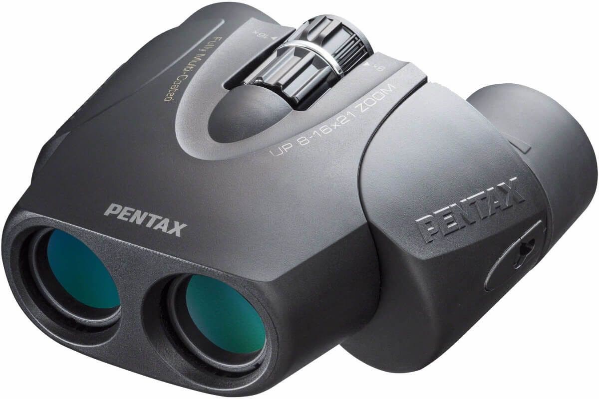 Pentax UP 8-16x21 zoom binoculars.