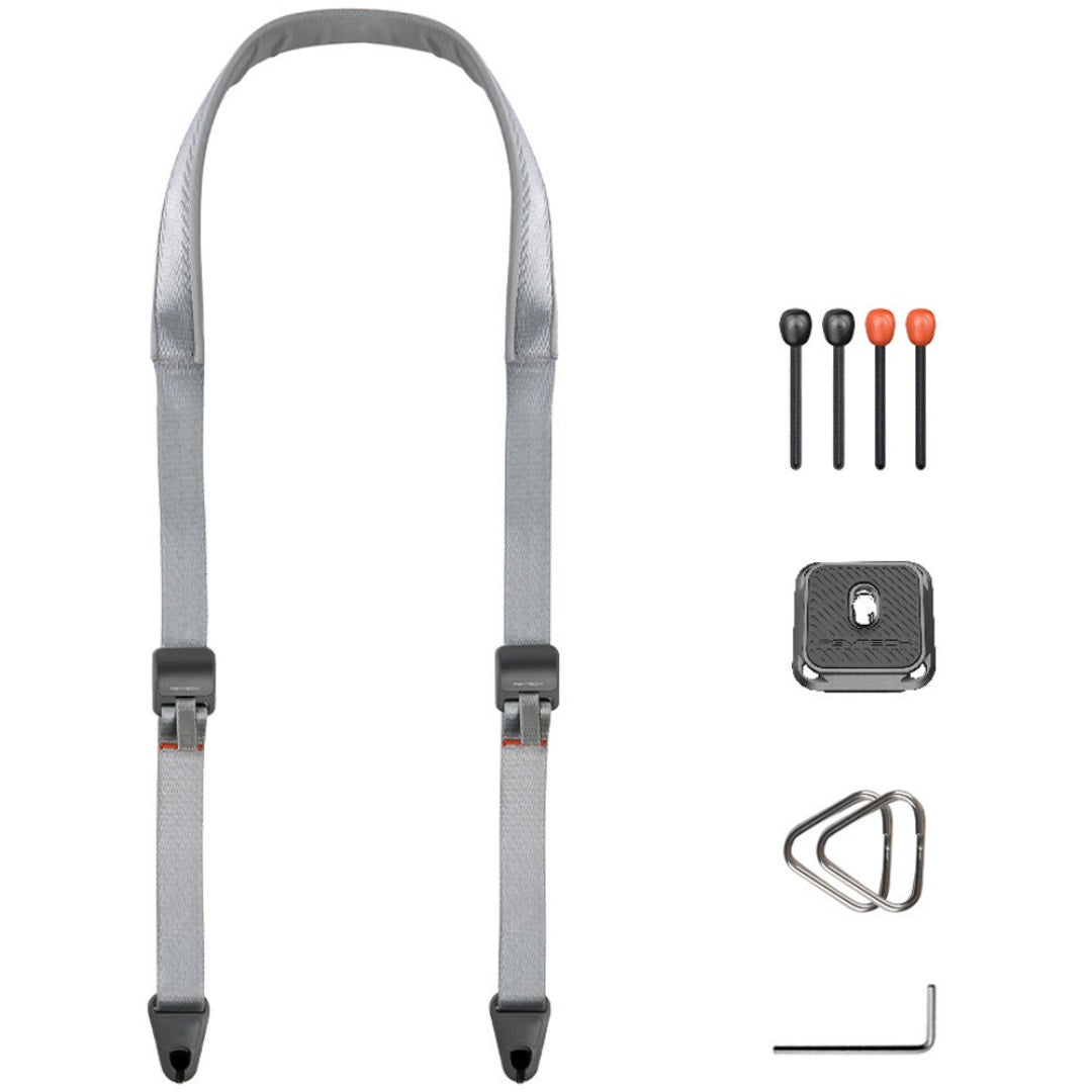 PGYTECH camera shoulder strap in Rock Grey