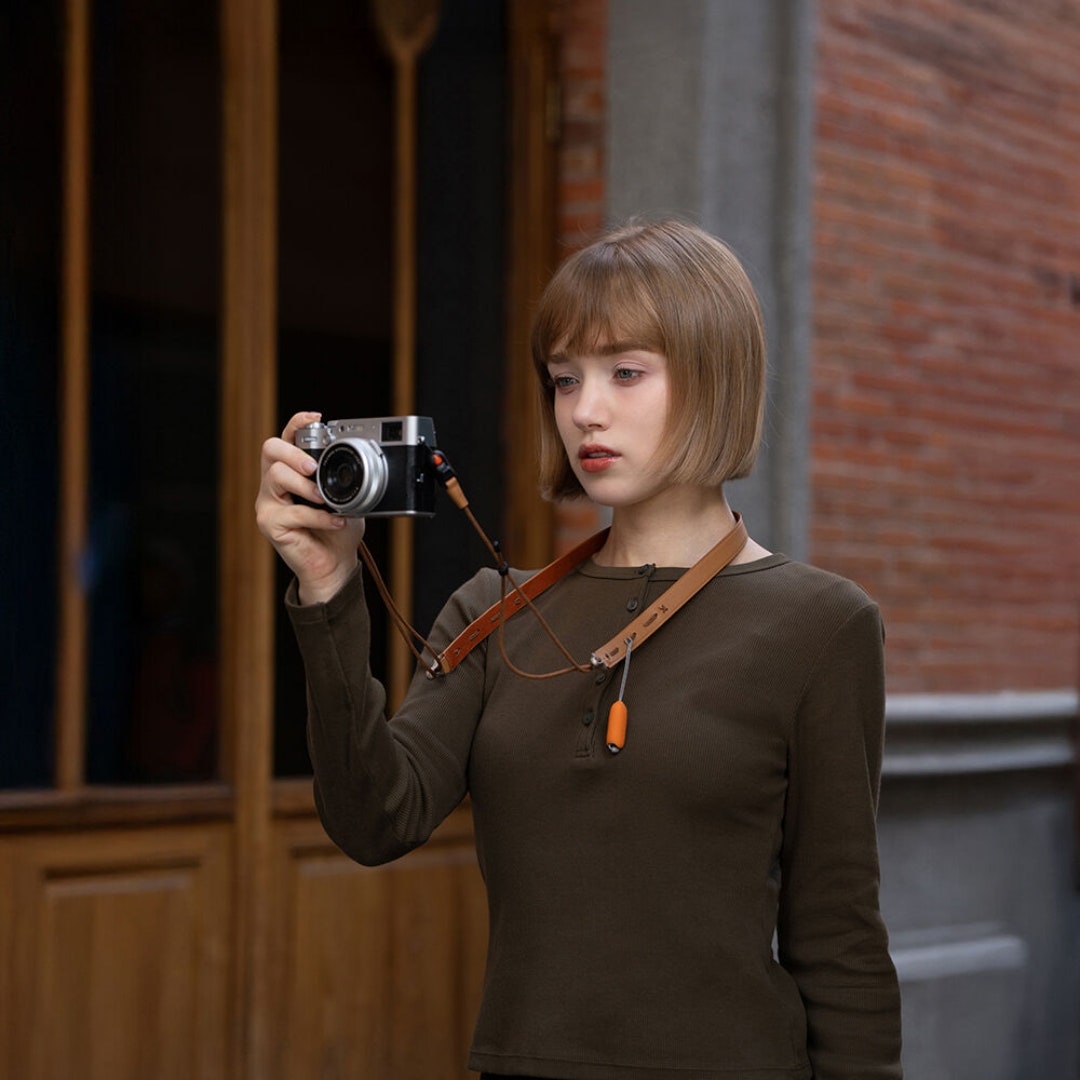 PGYTECH Camera Strap Slim (Vintage-Caramel Brown) - additional product view