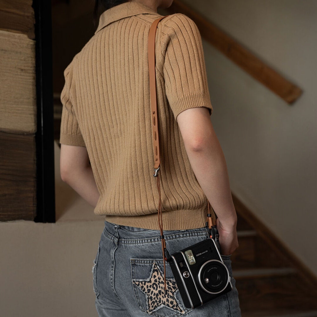 PGYTECH Camera Strap Slim (Vintage-Caramel Brown) - additional product view