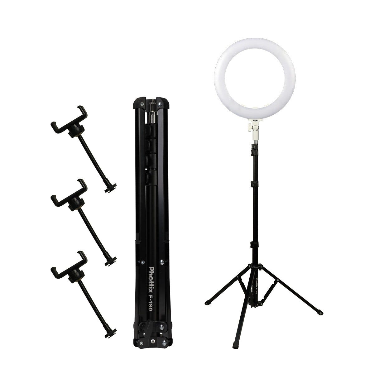Phottix Nuada Ring 40C Video LED Light Go Kit - Stand, Phone Clip & Remote - additional product view