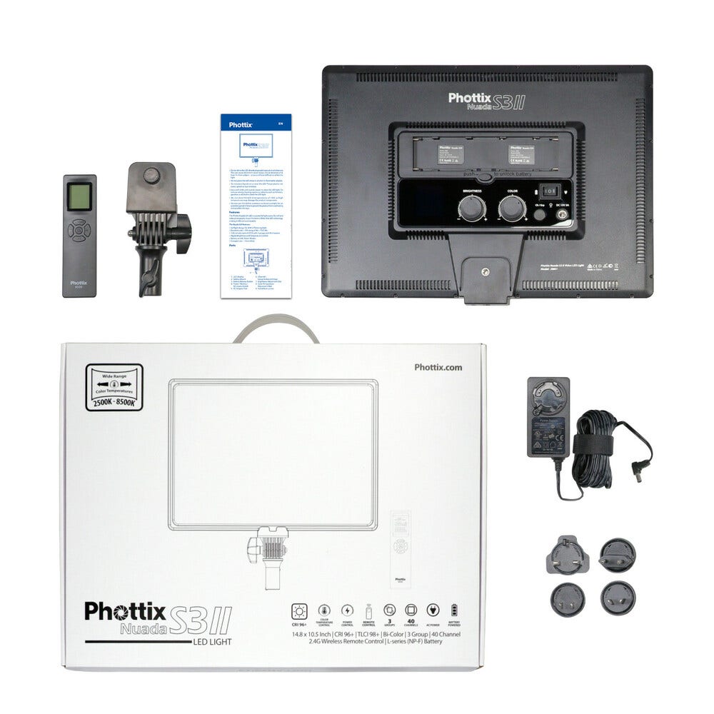 Phottix Nuada S3II Soft video LED light panel