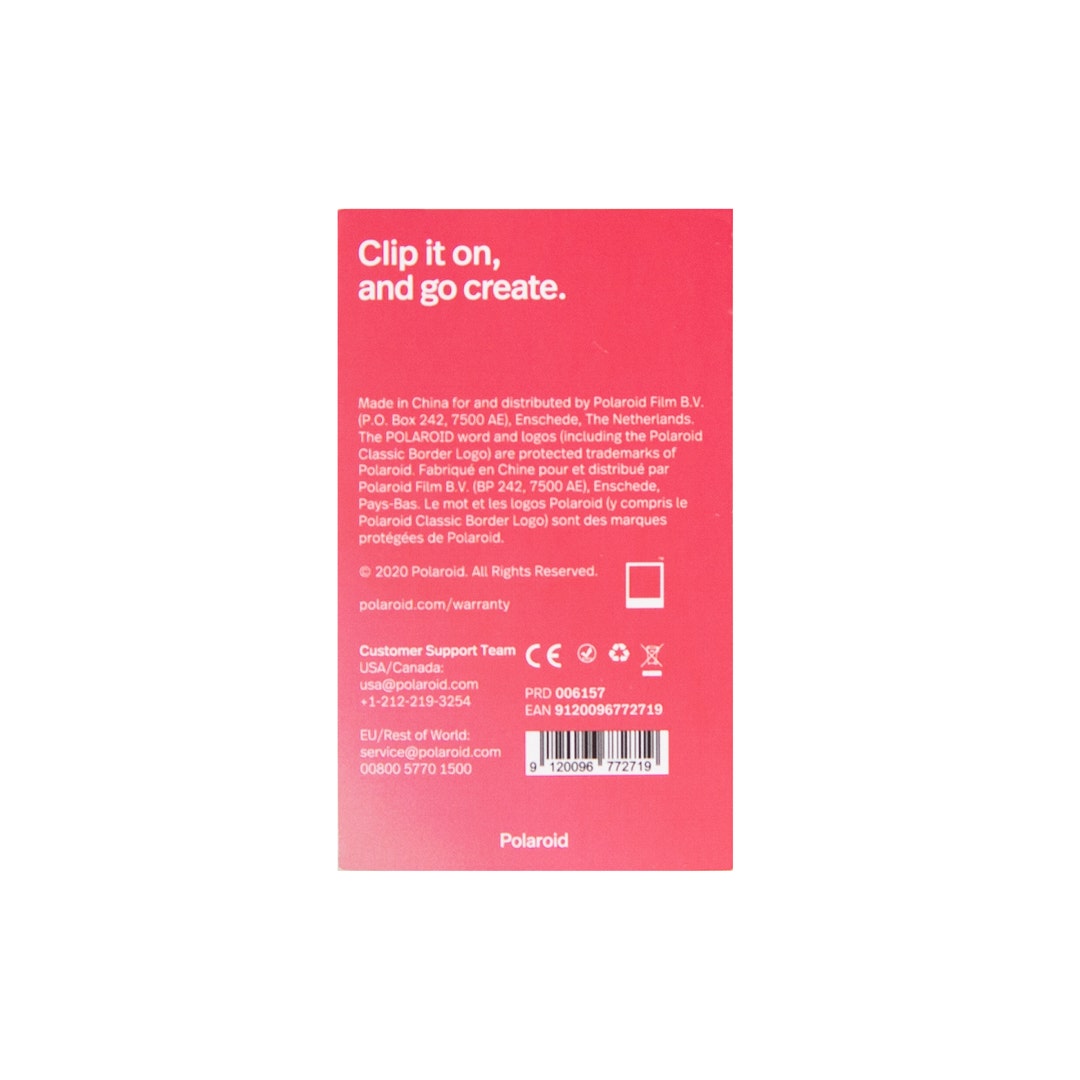 Polaroid Go Camera Clip - Red - additional product view