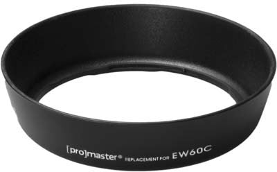 ProMaster lens hood, Canon EW60C