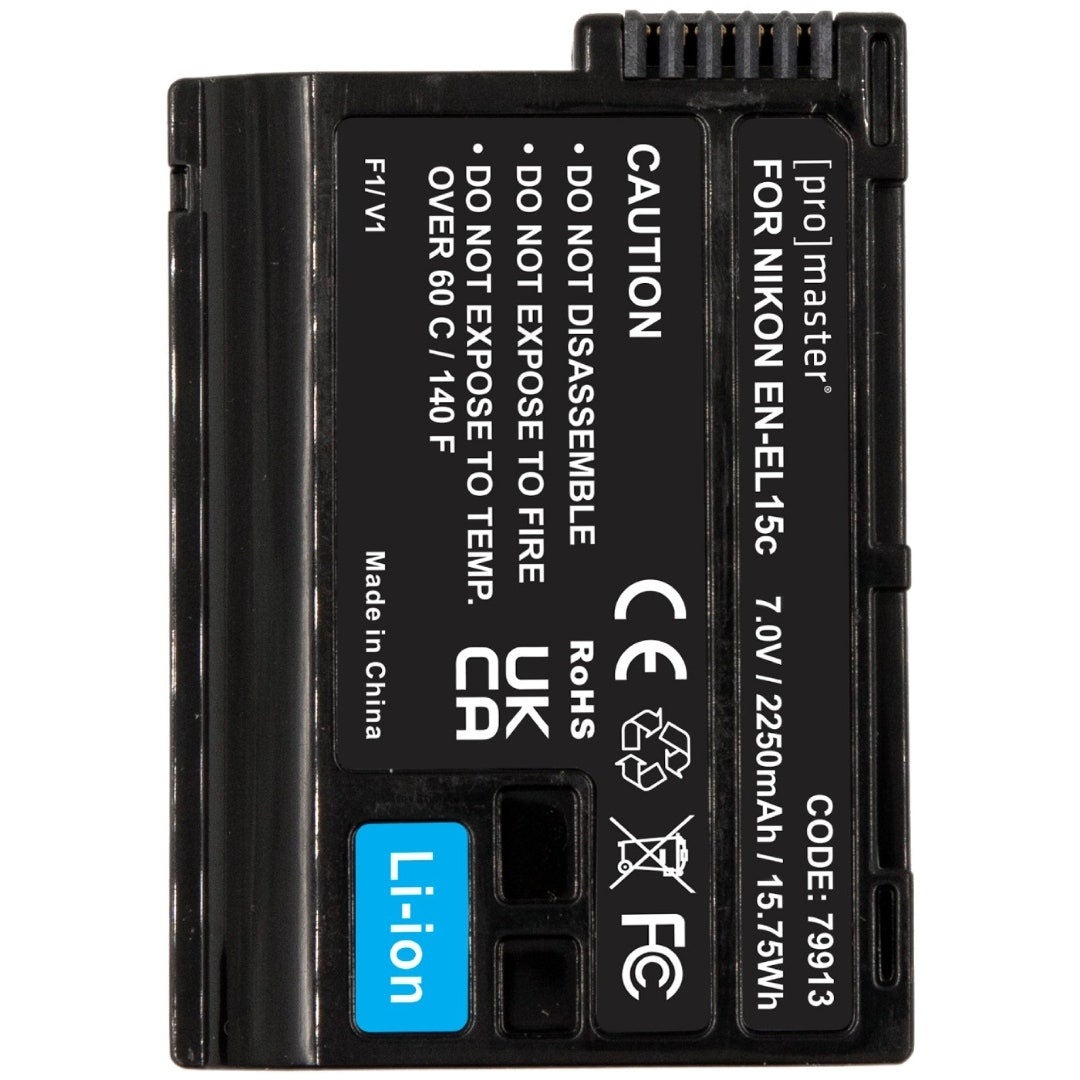Promaster Li-ion Battery for Nikon EN-EL15c + Z8, Zf, & Z6III - additional product view