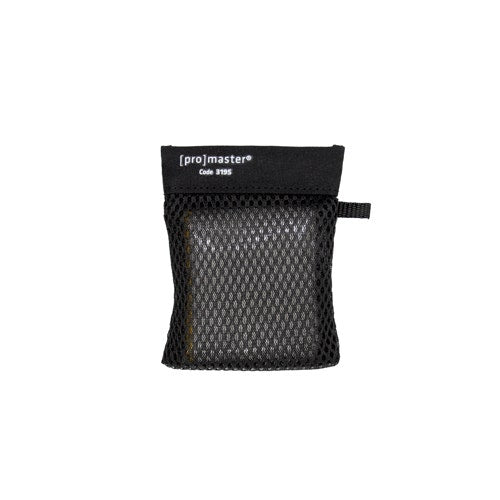 ProMaster Microfiber Premium Soft Cleaning Cloth, white, with storage pouch