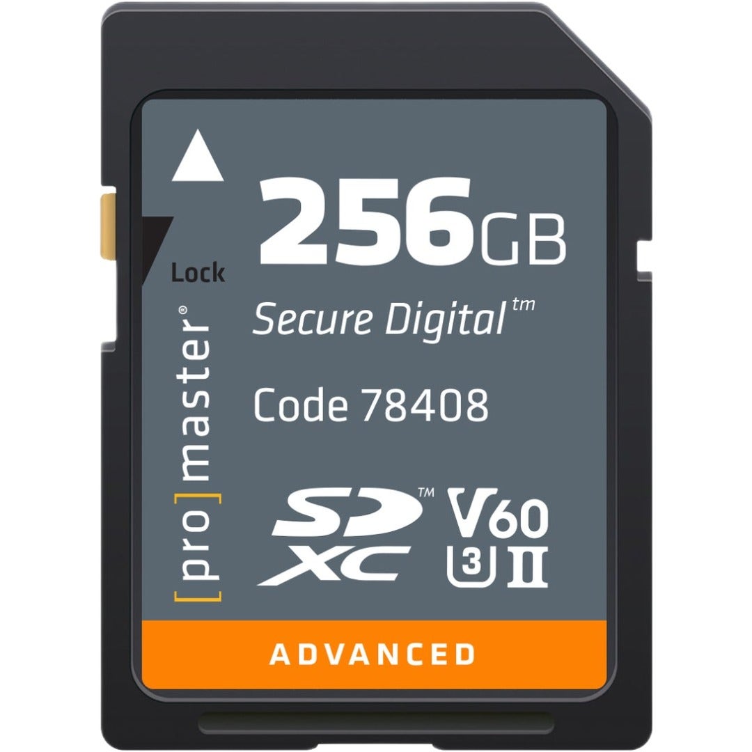 ProMaster SDXC 256GB Advanced UHS-II V60 memory card