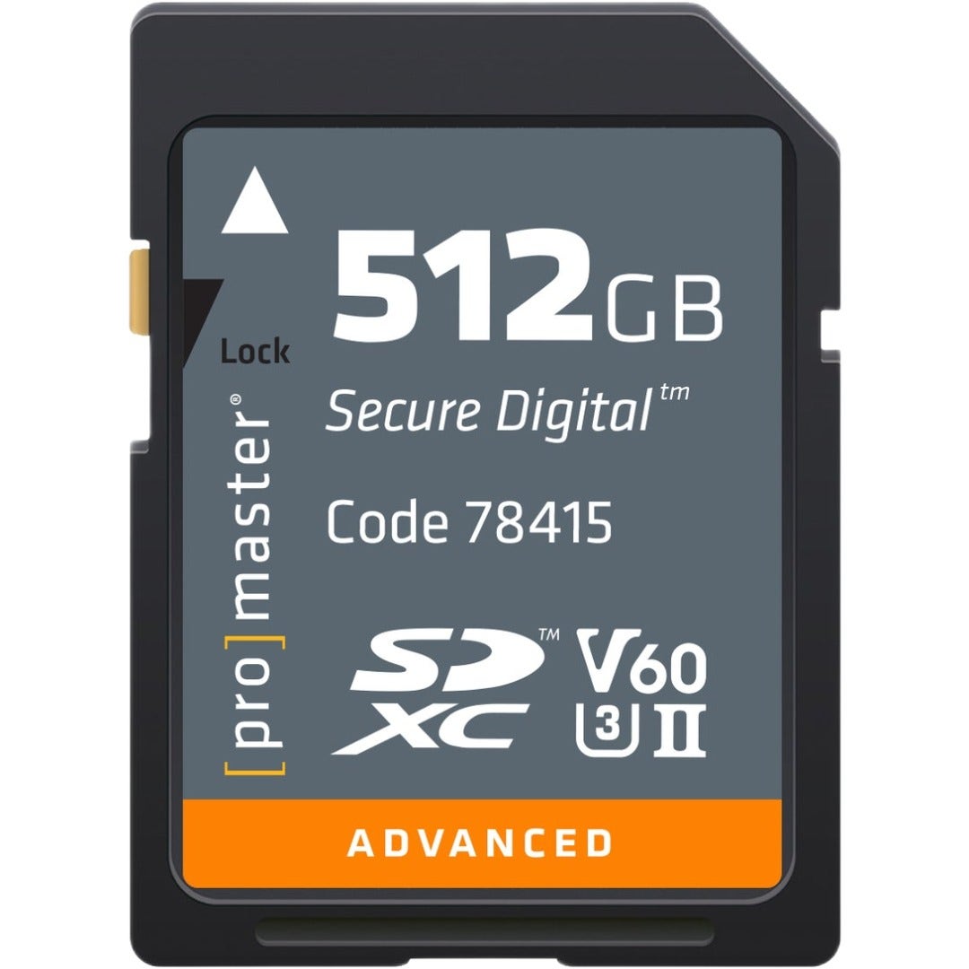 ProMaster SDXC 512GB Advanced UHS-II V60 memory card