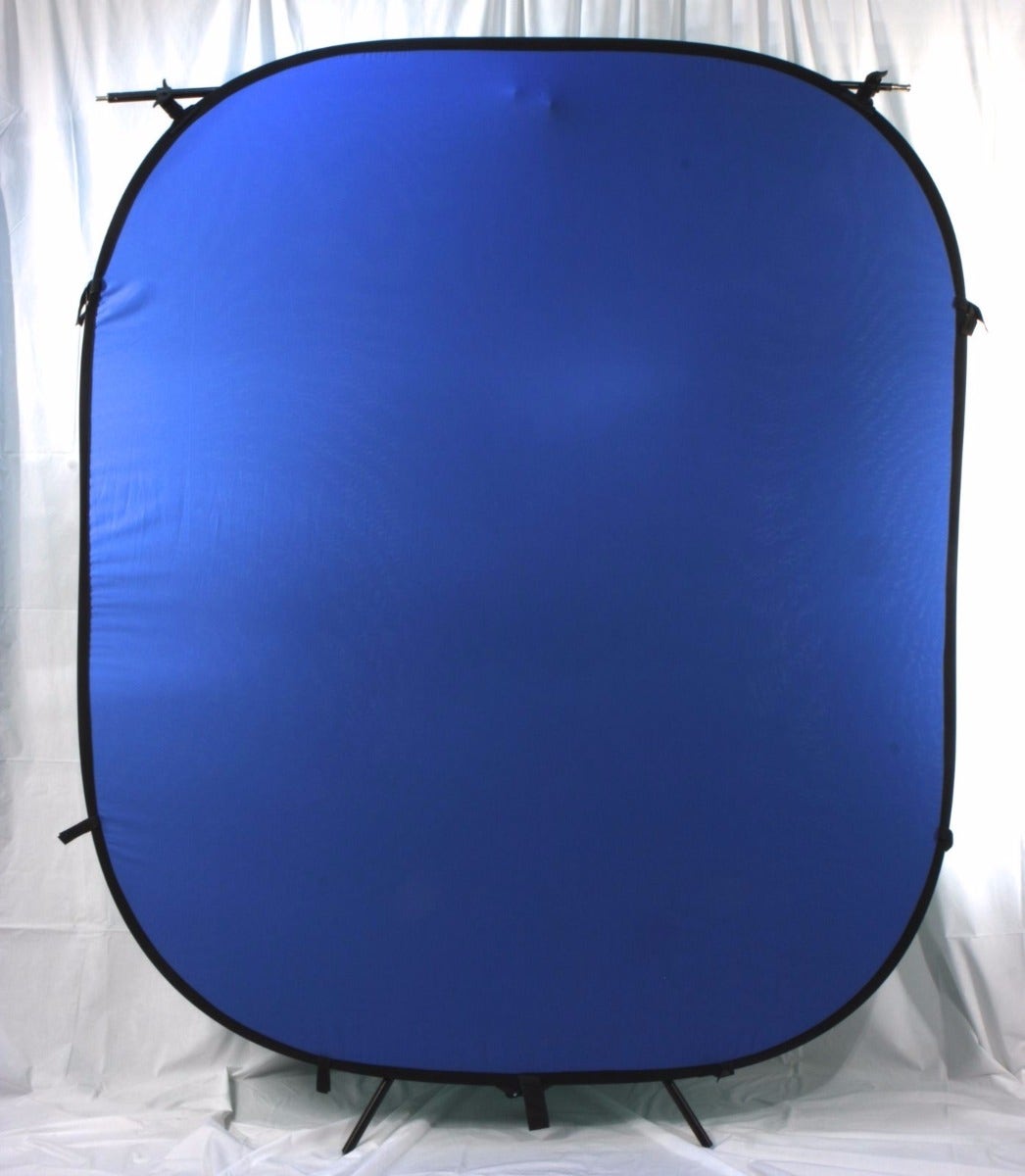 ProMaster Solid Pop-Up Background 6x7' Dual-Sided - Chromakey Green/Chomakey Blue - additional product view