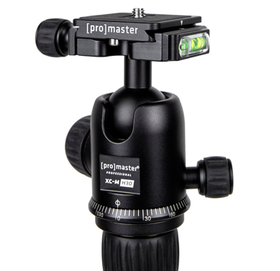 ProMaster XC-M 525CK Professional Carbon Fibre Tripod Kit - Black - additional product view