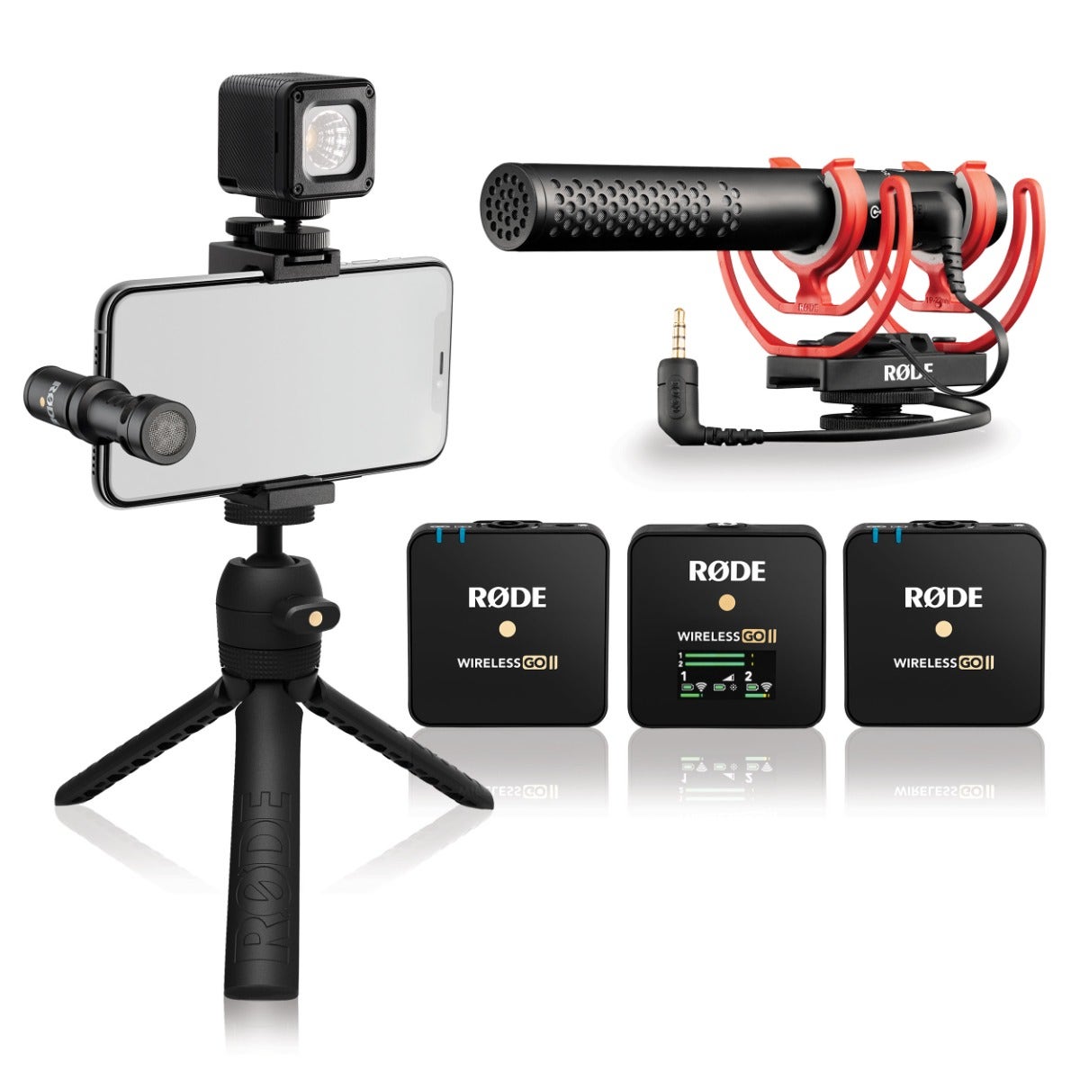 Rode Content Creator Kit iOS with Wireless GO II and VideoMic NTG