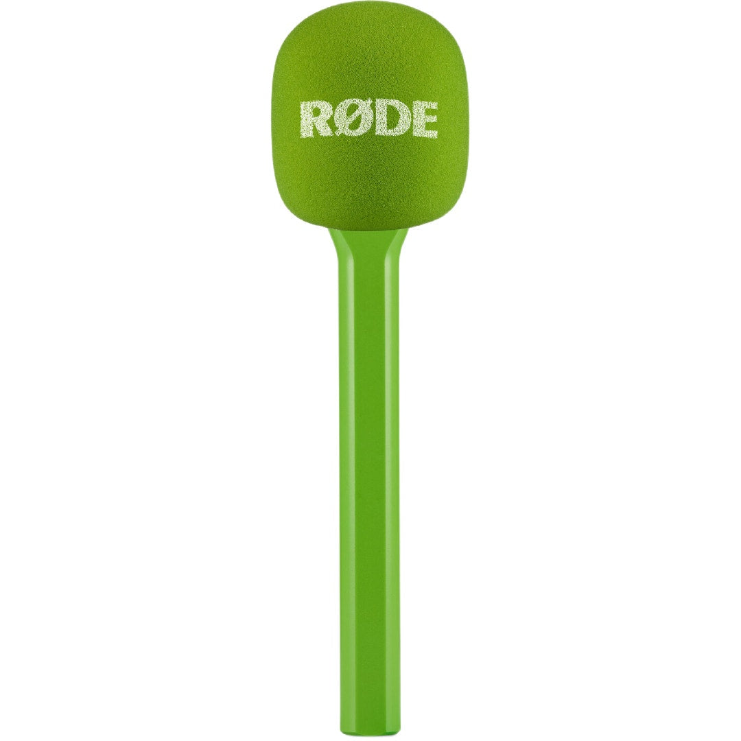 Rode Interview GO handheld microphone adapter in Green