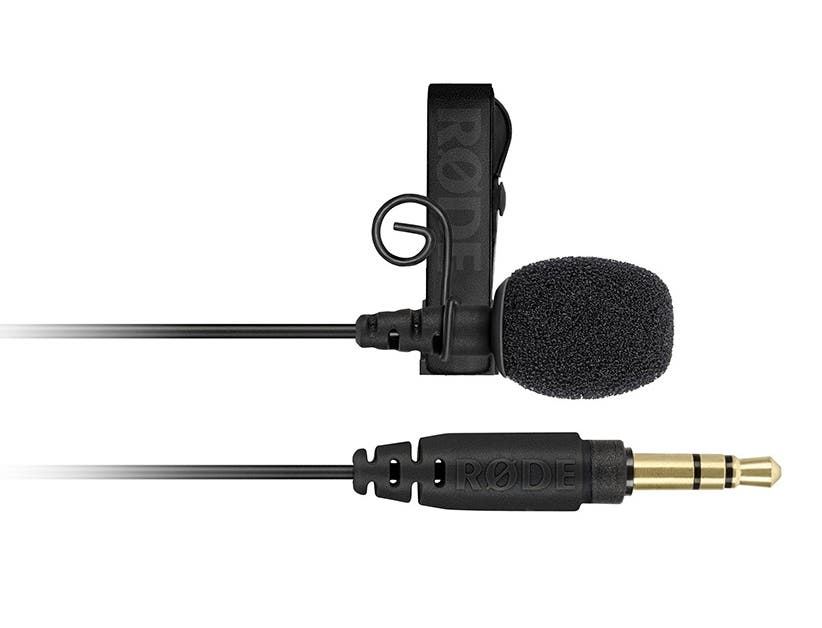 Rode Lavalier GO black broadcast-grade microphone with 3.5mm TRS jack