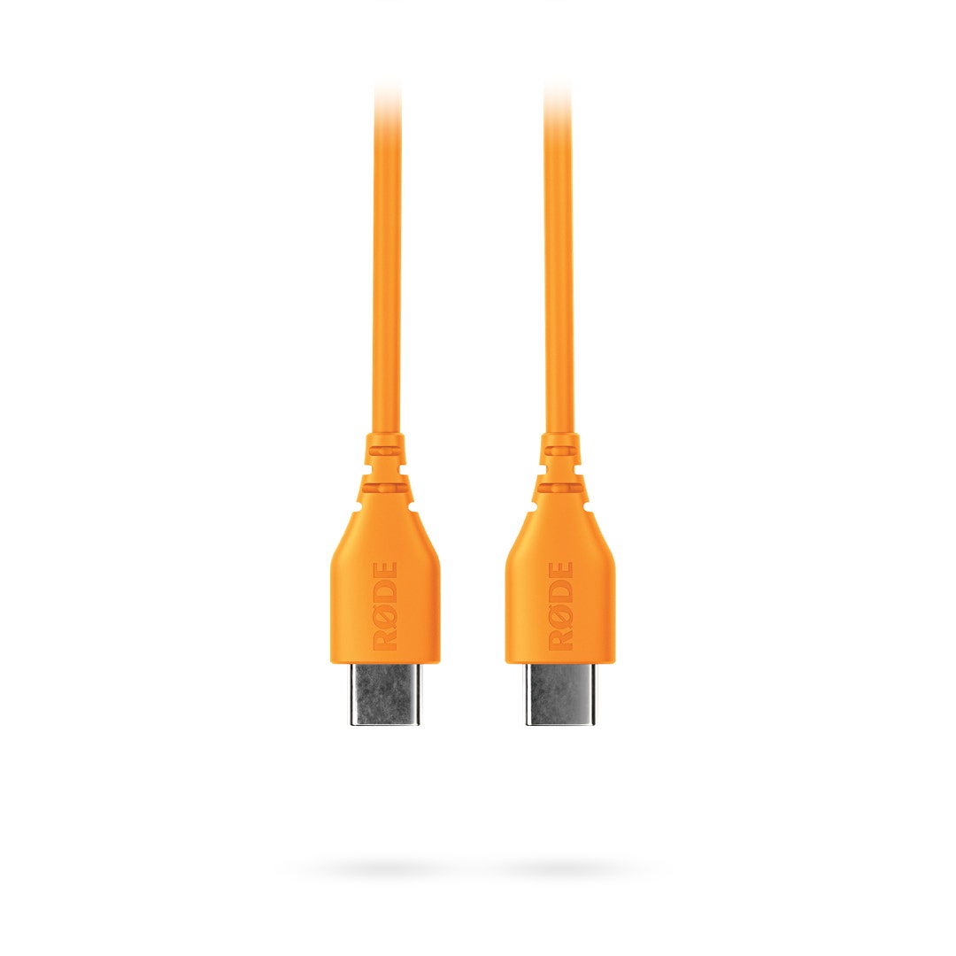 Rode Orange 30cm USB-C to USB-C cable