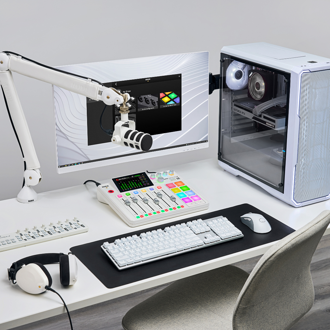 Rode RodeCaster Pro II Integrated Podcast - Production Studio White - additional product view