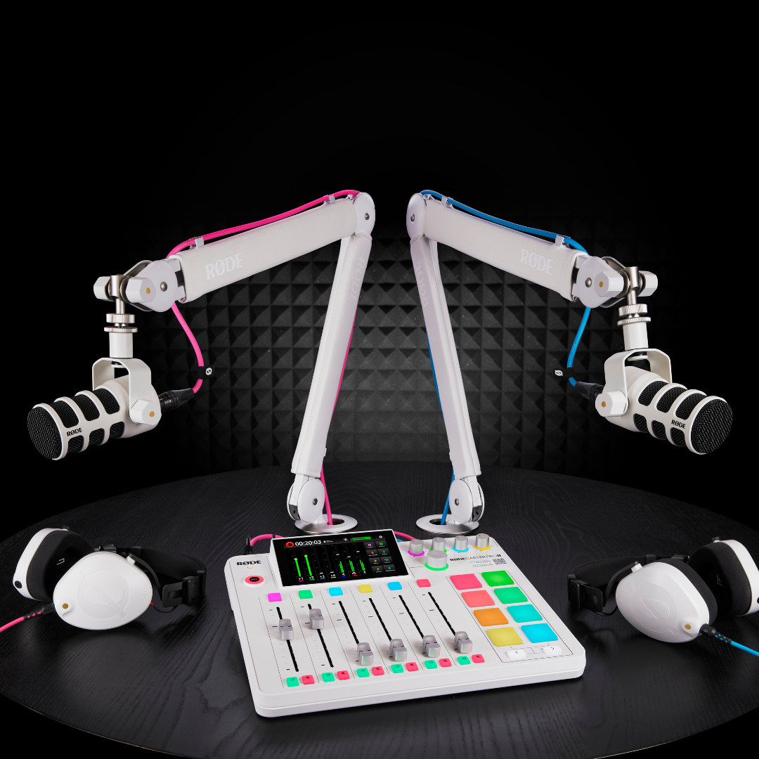 Rode RodeCaster Pro II Integrated Podcast - Production Studio White - additional product view
