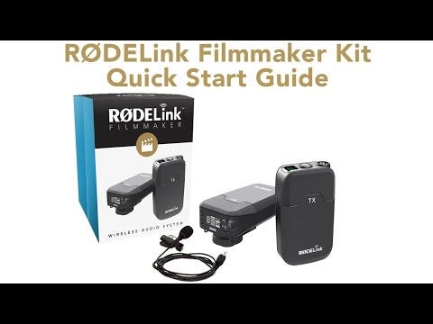 Rode RODElink Film Maker Kit Wireless Kit w/ TX-Belt, RX-Cam & Lavalier Microphone - additional product view