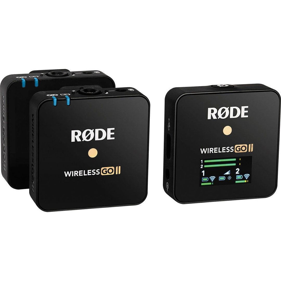 Rode Wireless GO II TX Transmitter w/ Charging case and Interview go - additional product view