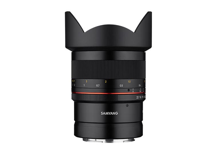Samyang 14mm f/2.8 UMC II weather sealed lens for Nikon Z mount.