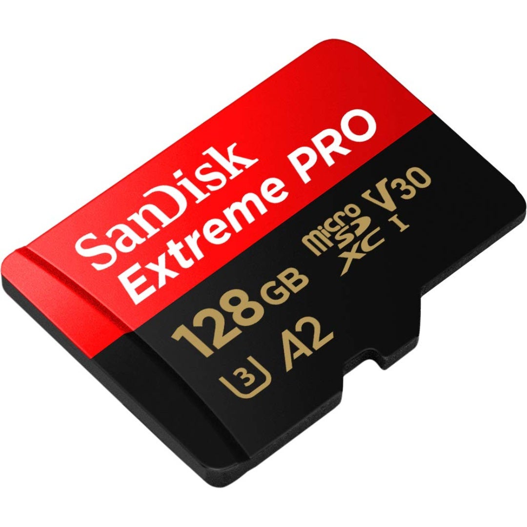 SanDisk Extreme Pro MicroSDXC 128GB 200MB/s R, 90MB/s W, V30 Memory Card + Adapter - additional product view