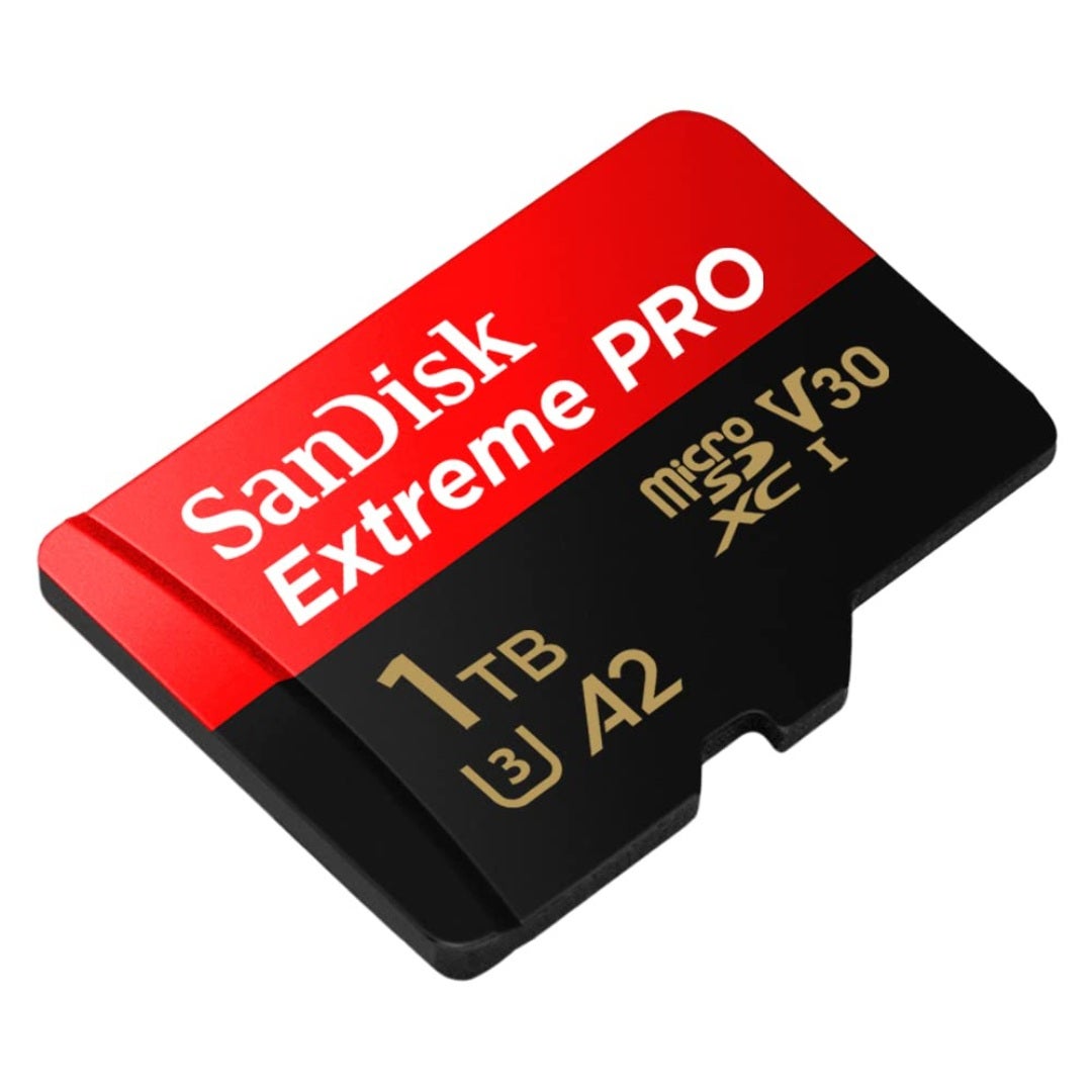 SanDisk Extreme Pro MicroSDXC 1TB 200MB/s R, 140MB/s W, V30 Memory Card + Adapter - additional product view