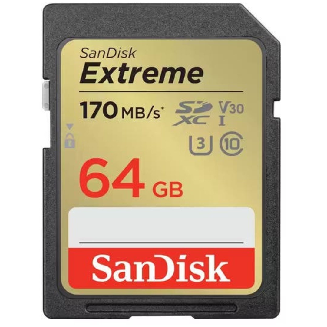 SanDisk Extreme SDXC 64GB memory card