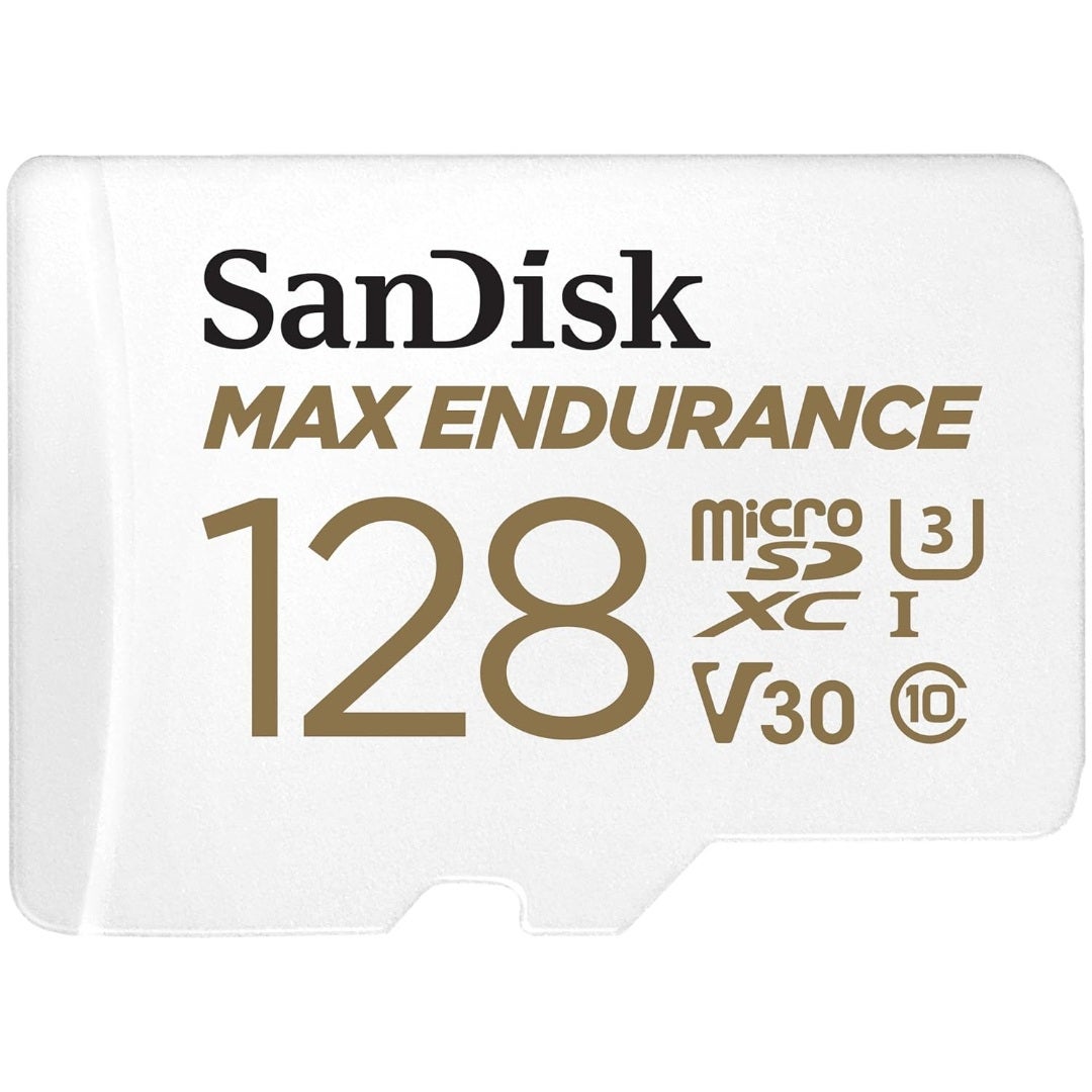 SanDisk MAX ENDURANCE 128GB microSD R100 W40 Memory Card + Adapter - additional product view