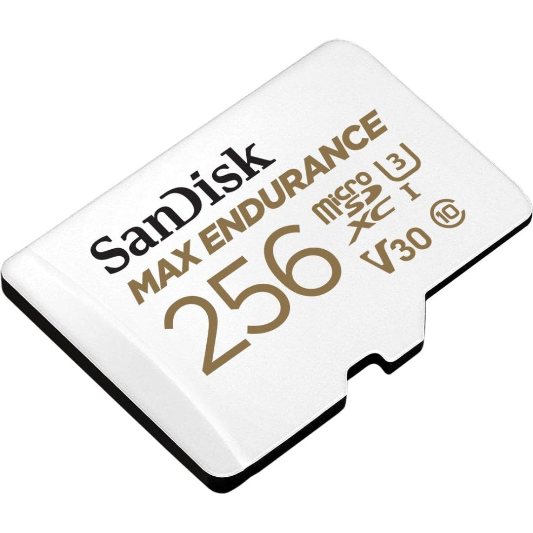 SanDisk MAX ENDURANCE 256GB microSD R100 W40 Memory Card + Adapter - additional product view