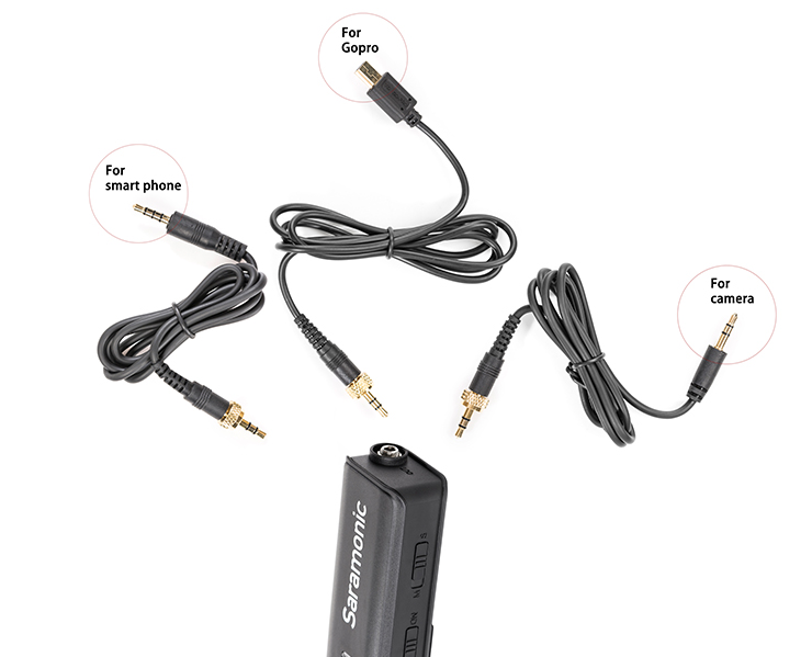 Saramonic LavMic Audio Mixer with Lavalier Microphone - additional product view