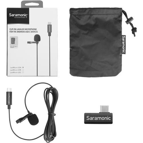 Saramonic LavMicro U3A Lav Microphone with USB Type-C Connector for Android (6.5') - additional product view