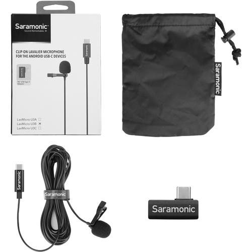 Saramonic LavMicro U3B Lav Microphone with USB Type-C Connector for Android (19.6') - additional product view
