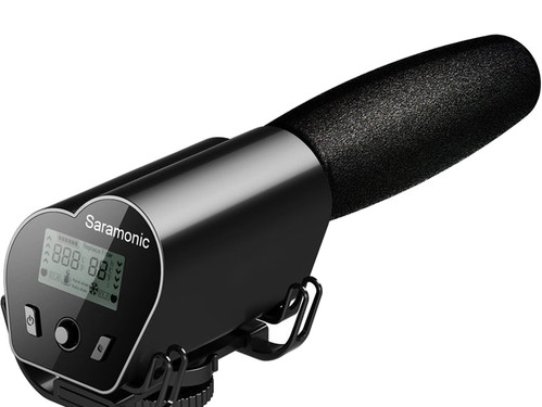 Saramonic Vmic Recorder Microphone w/LCD Monitor for DSLR Camera/Camcorders - additional product view