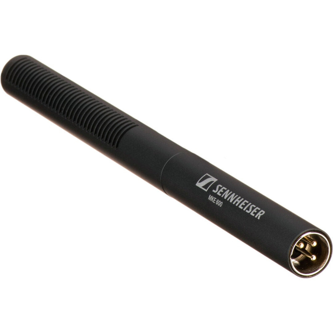 Sennheiser MKE600 shotgun microphone.