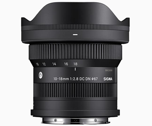 Sigma 10-18mm f/2.8 DC DN Contemporary lens, L mount