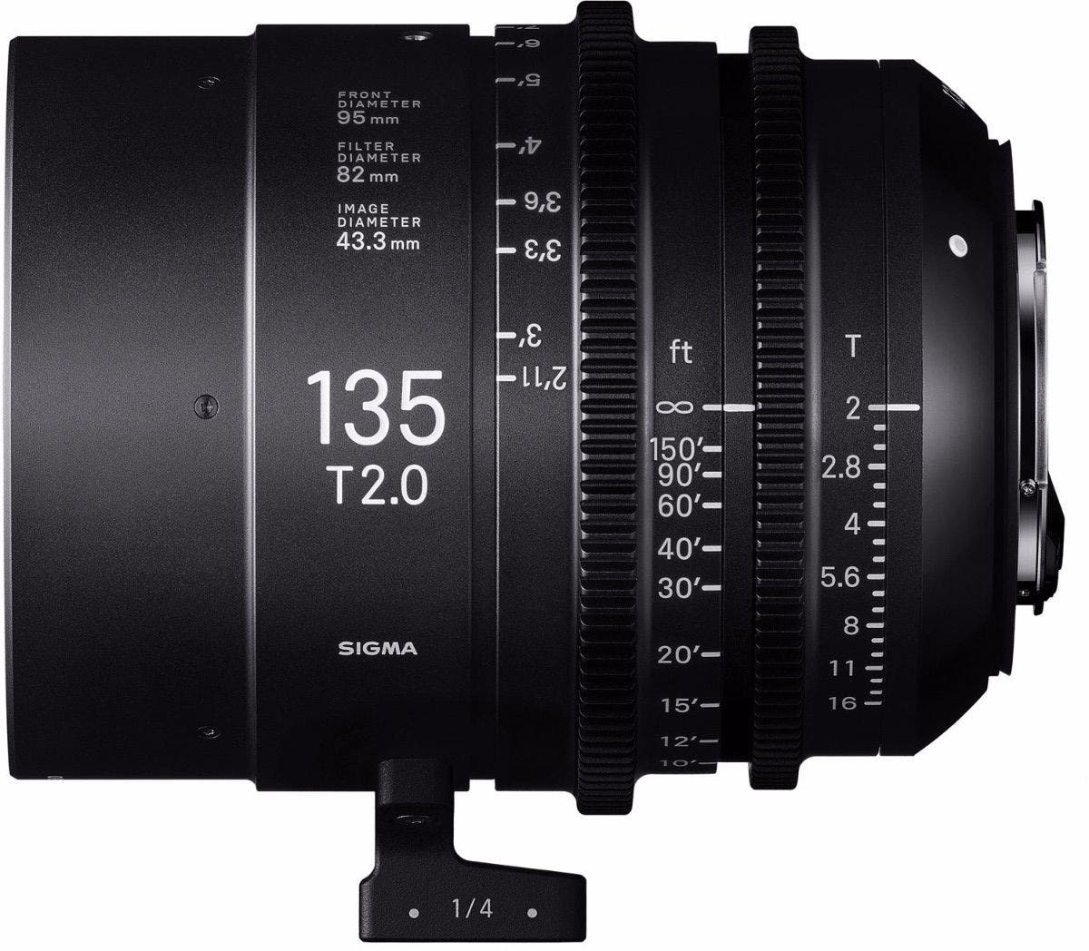 Sigma 135mm T2 CINE lens for Arri PL mount