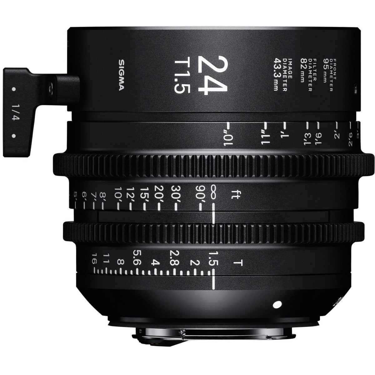Sigma 24mm T1.5 CINE cine prime lens, Sony E mount