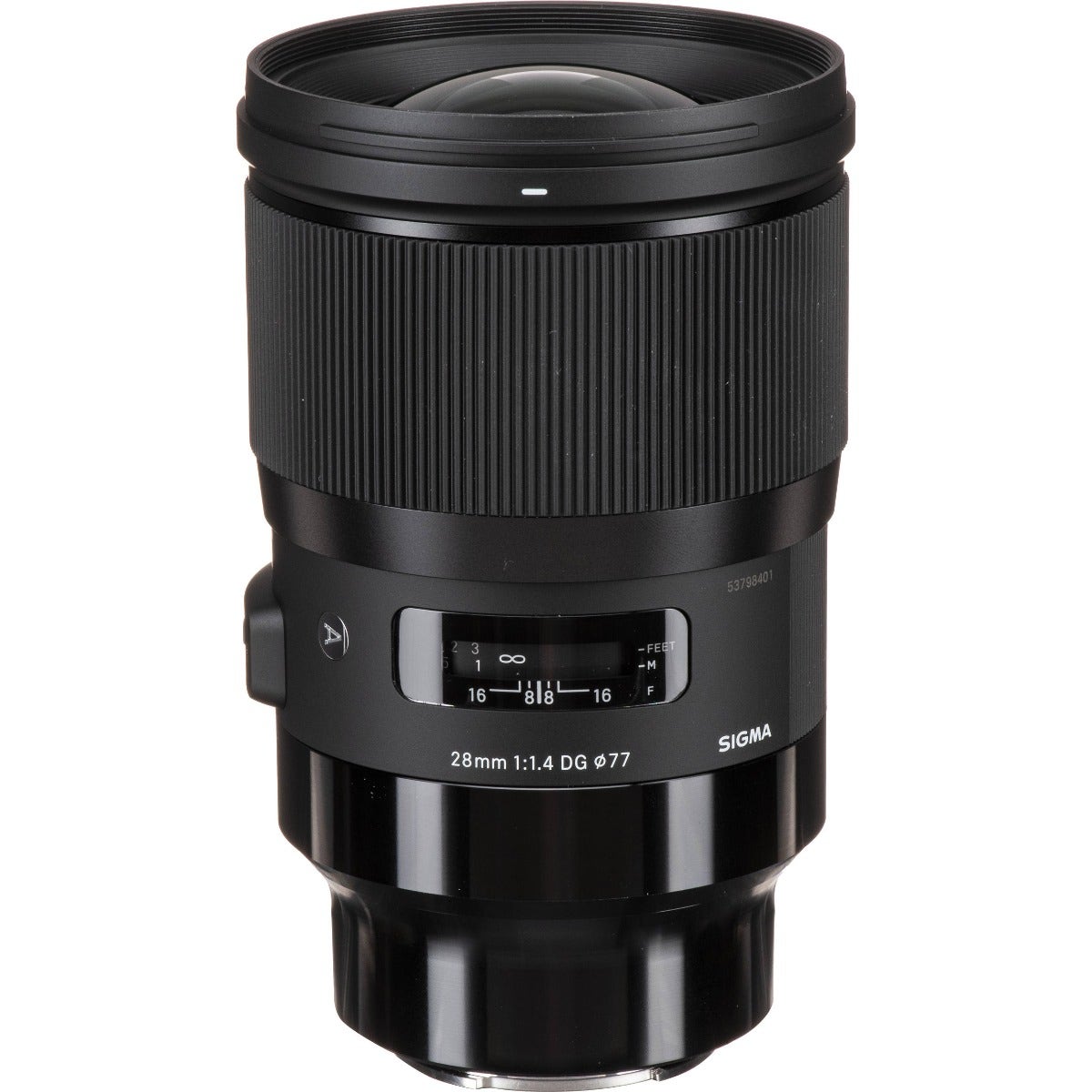 Sigma 28mm f/1.4 DG HSM Art Series Sony E mount standard prime lens