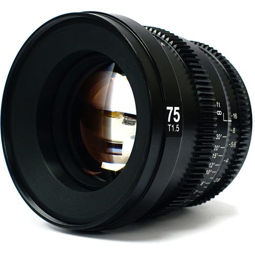 SLR Magic MicroPrime CINE 75mm T1.5 cine prime lens, Sony E mount