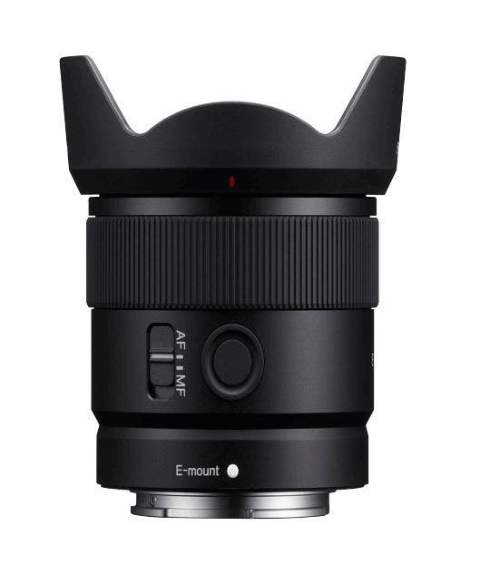 Sony 11mm f/1.8 wide angle prime lens.