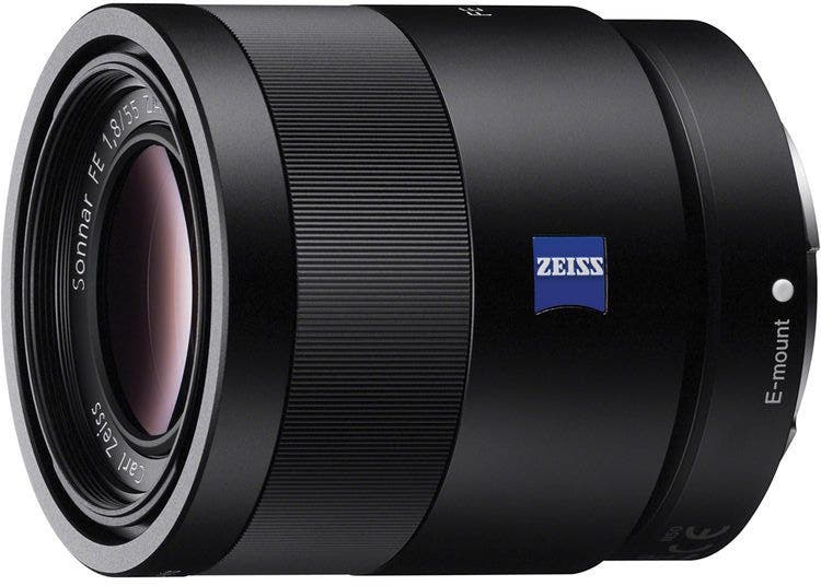 Sony Carl Zeiss 55mm f/1.8 Portrait Lens, E Mount