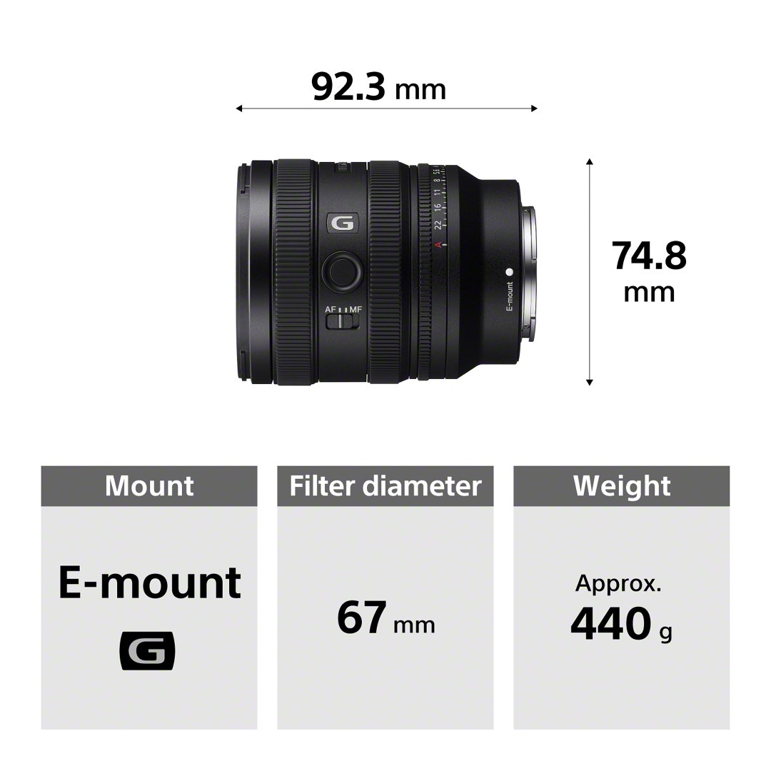Sony FE 24-50mm f/2.8 G Lens - additional product view