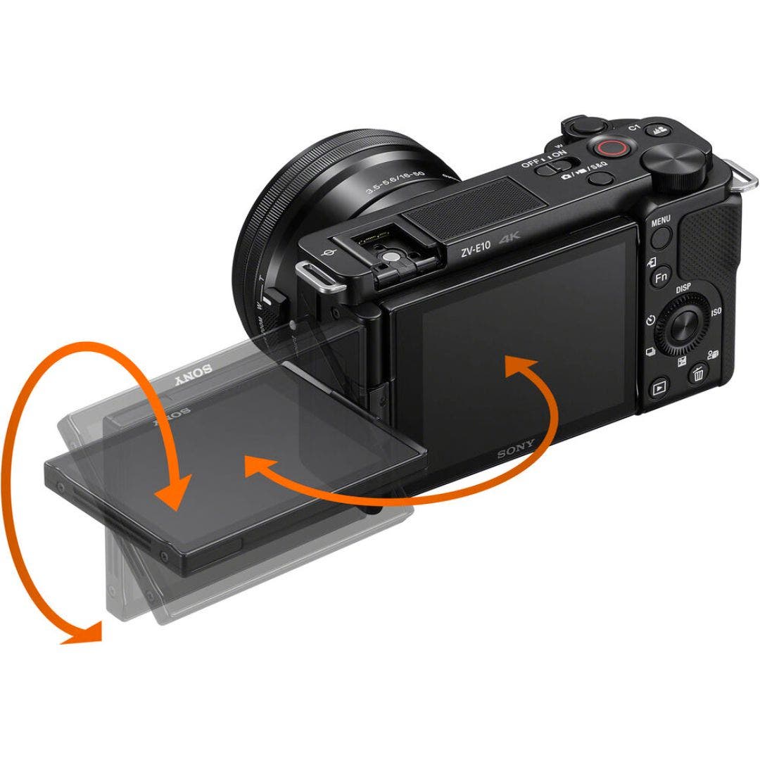 Sony ZV-E10 Black with 16-50mm f/3.5-5.6 OSS II Lens Compact System Camera - additional product view