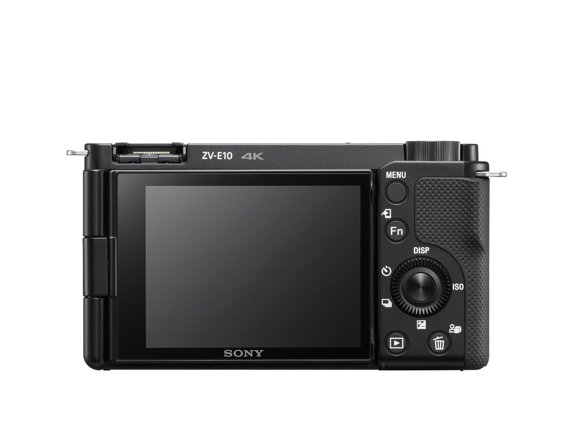 Sony ZVE10 Black Body w/16-50 mm f/3.5-5.6 Lens Compact System Camera - additional product view