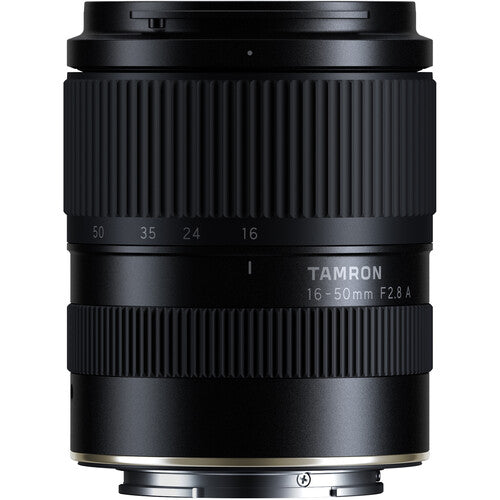 Tamron 16-50mm f/2.8 A zoom lens for Sony E, black, with Tamron branding