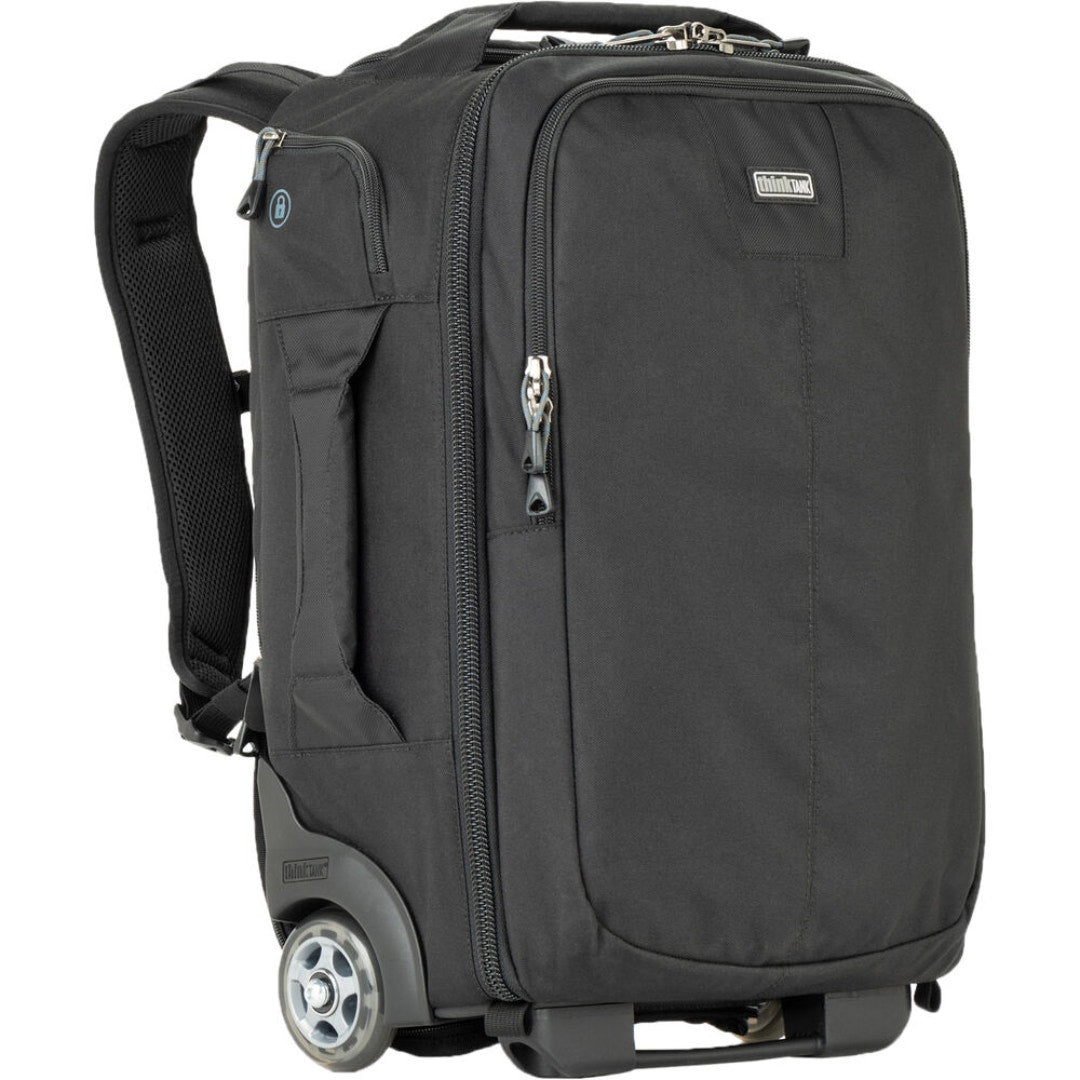 Think Tank Essentials Convertible Rolling Backpack.