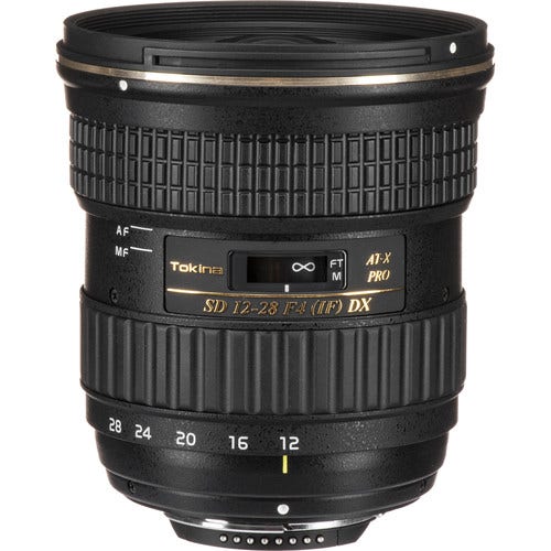 Tokina 12-28mm f/4.0 PRO DX lens, Nikon F mount