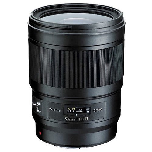 Tokina Opera 50mm f/1.4 FF lens, Canon EF mount