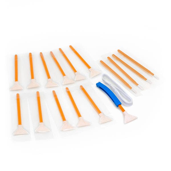 VisibleDust DHAP Orange 1.6x Vswabs, 12-pack with bonus CurVswab and corner swab