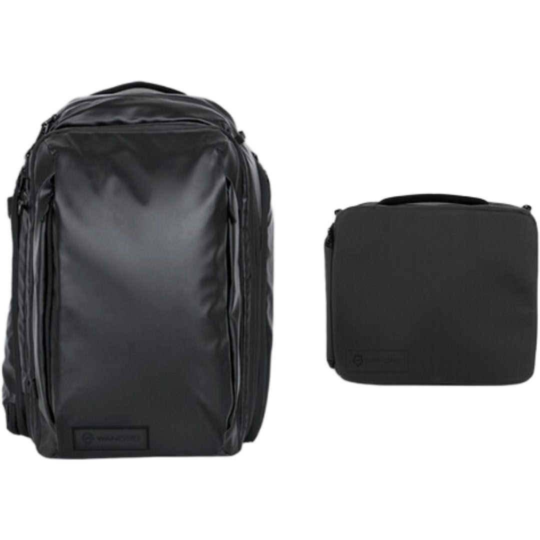 Wandrd TRANSIT 45L travel backpack in black