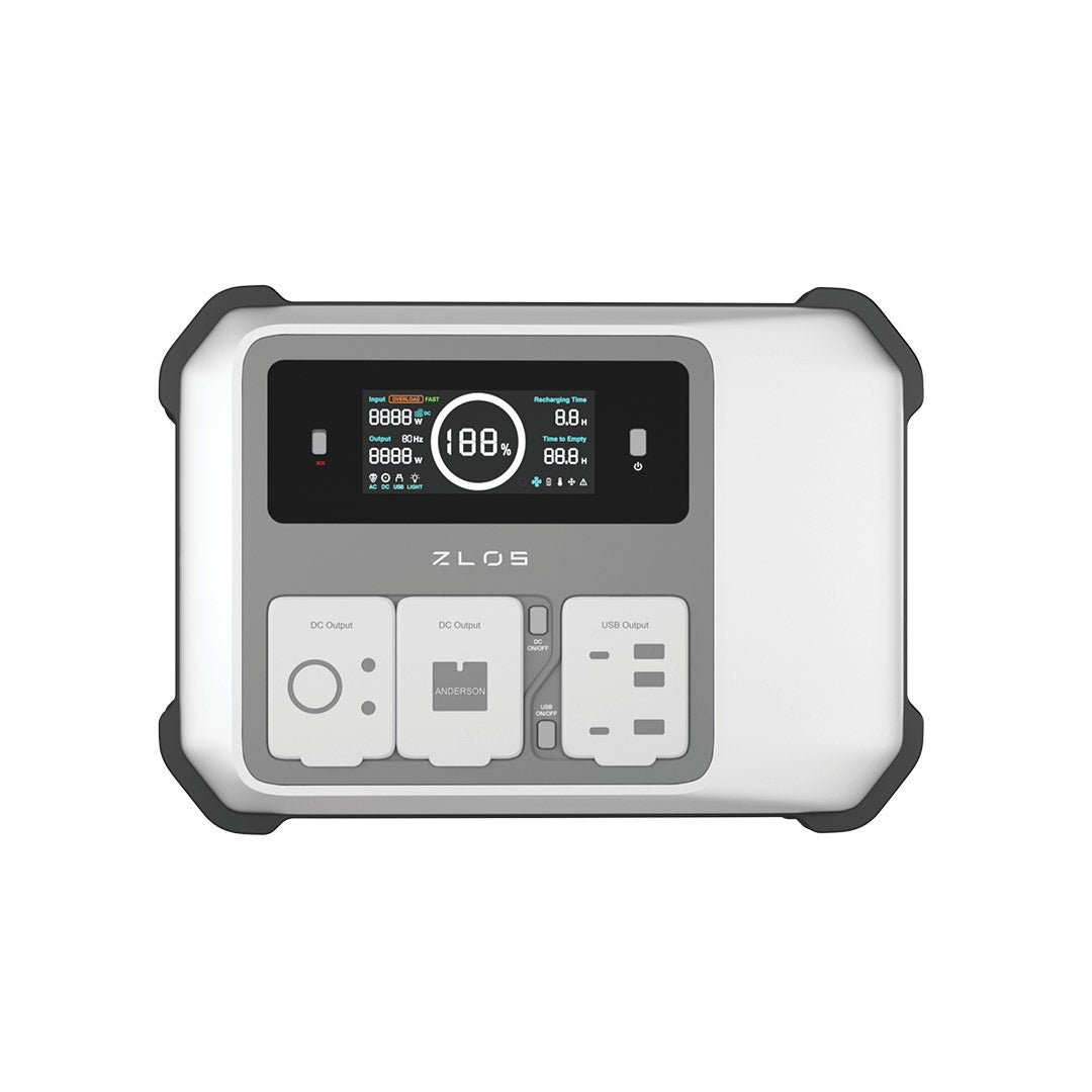 ZLOS EKOBOX Power Station Built In 1240Wh Battery w/1200 W-max 1800W AC Output - additional product view